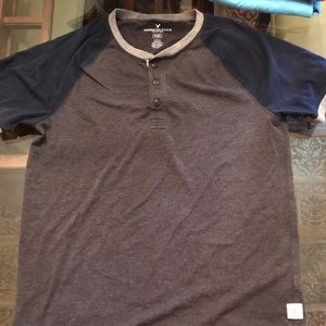 3 button baseball tee